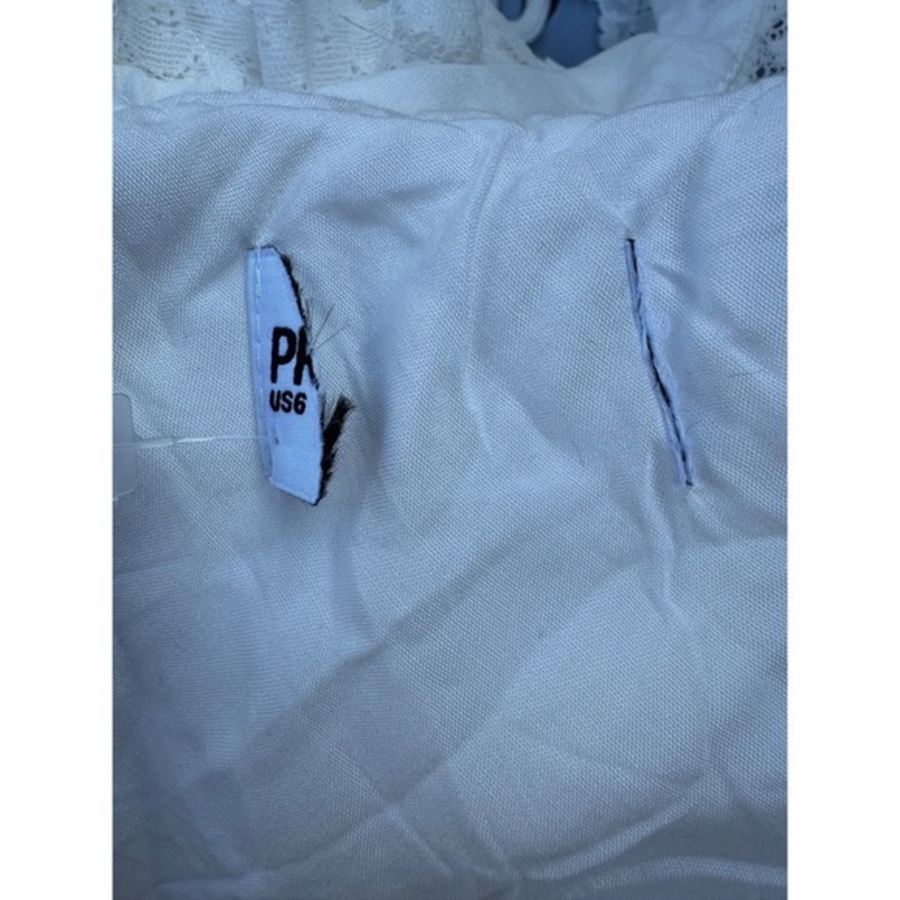 Princess Polly Lillette White Linen Maxi Dress Lace Trim Square Neck Back Tie
6 - Picture 11 of 11